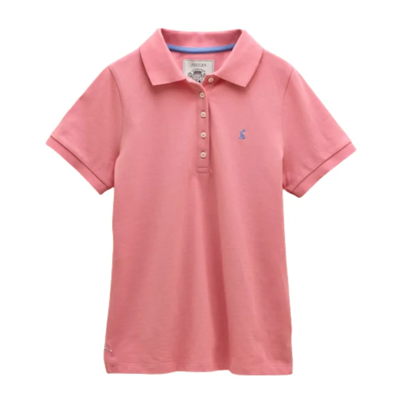 Joules Ladies Woody Polo Shirt - Pink
