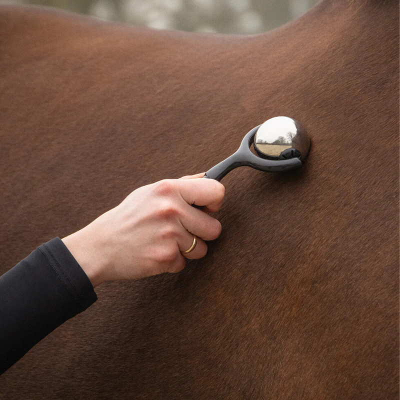 QHP Horse Massage Roller - Black-1