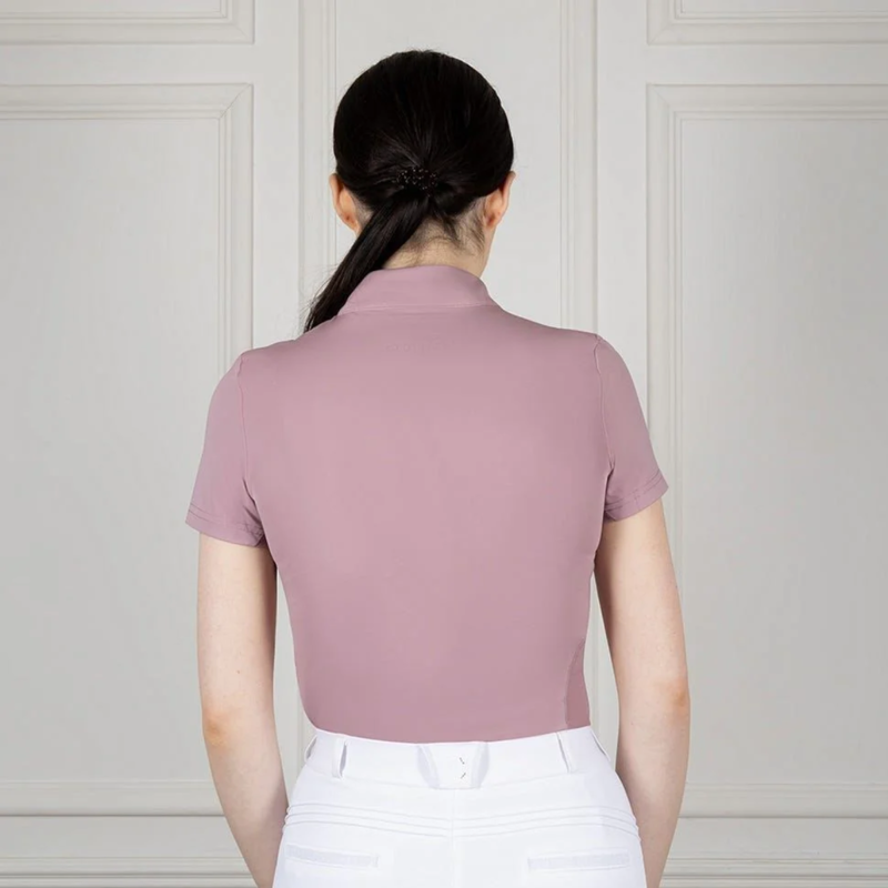 Coldstream Coldingham Short Sleeve Base Layer - Mauve Blush-1