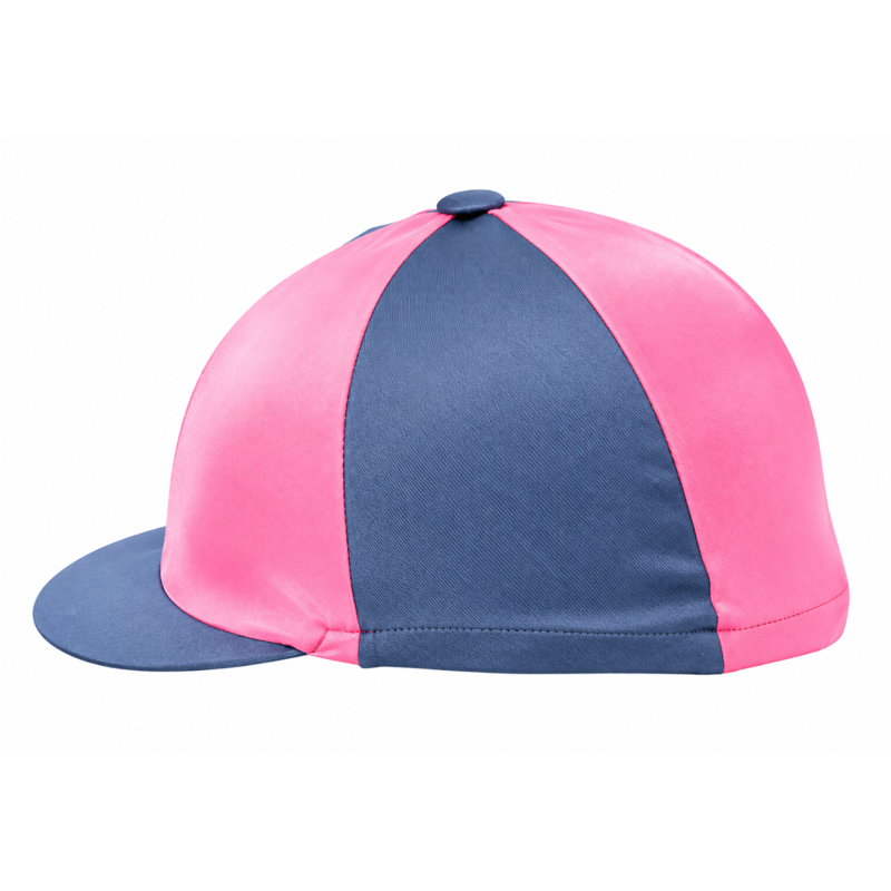 Hy Two Tone Lycra Silks - Navy/Pink