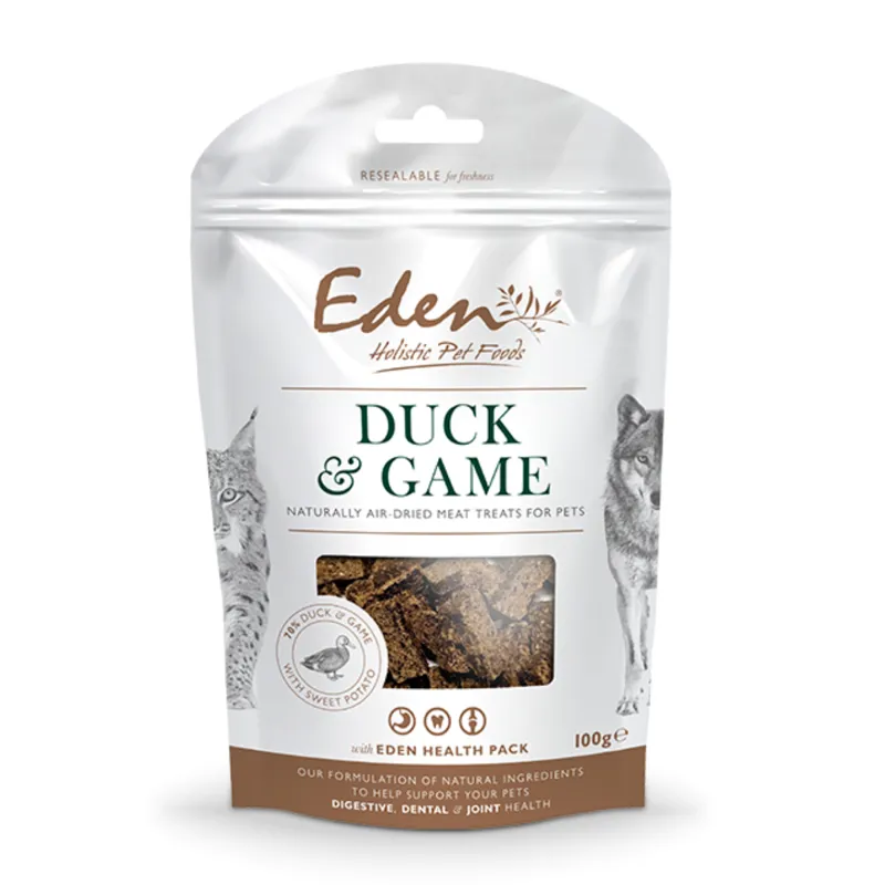 Eden Duck And Game Treats - 100g