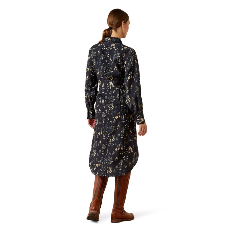 Ariat Women's Culham Dress - Navy Floral Print-1