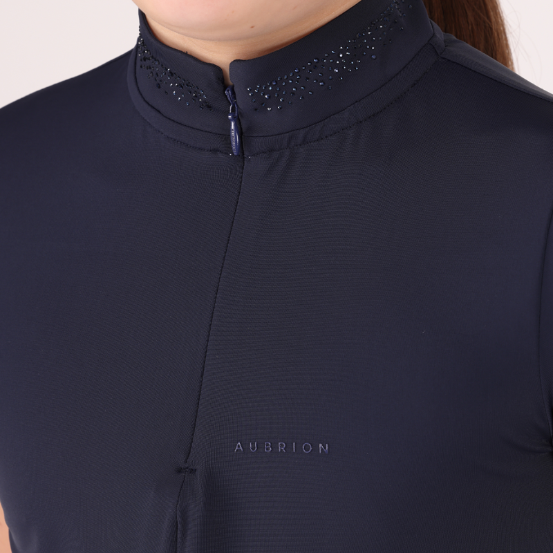 Aubrion Young Rider Optima GX Show Shirt - Navy-7