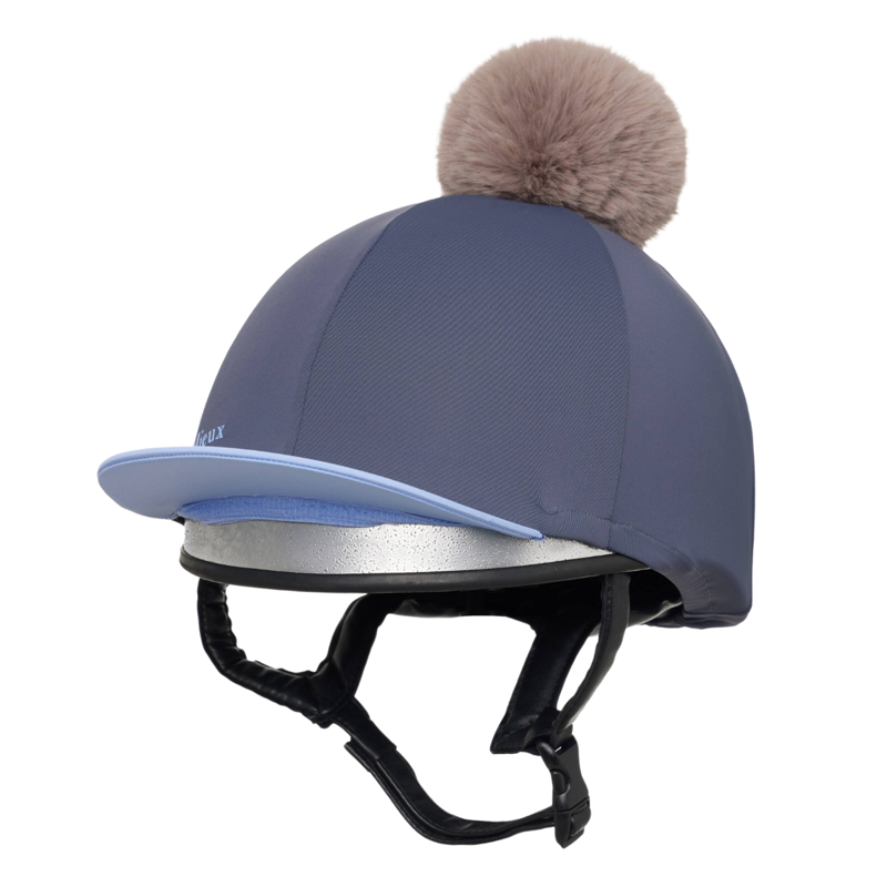 LeMieux Esme Hat Silk - Dusk Blue-1