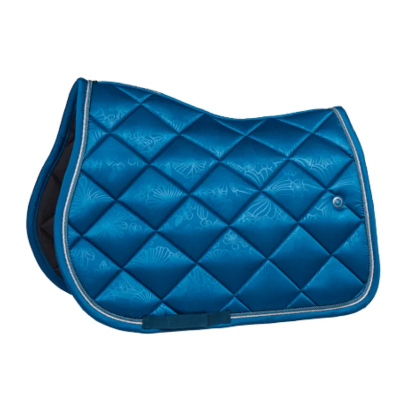 Lami-Cell Floral GP Saddlepad - Atoll Blue - Full