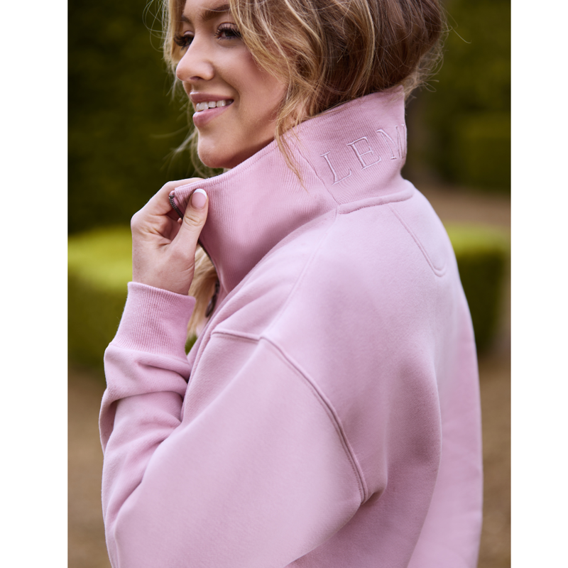 LeMieux Ladies Keira Quarter Neck Sweat - Blossom-6