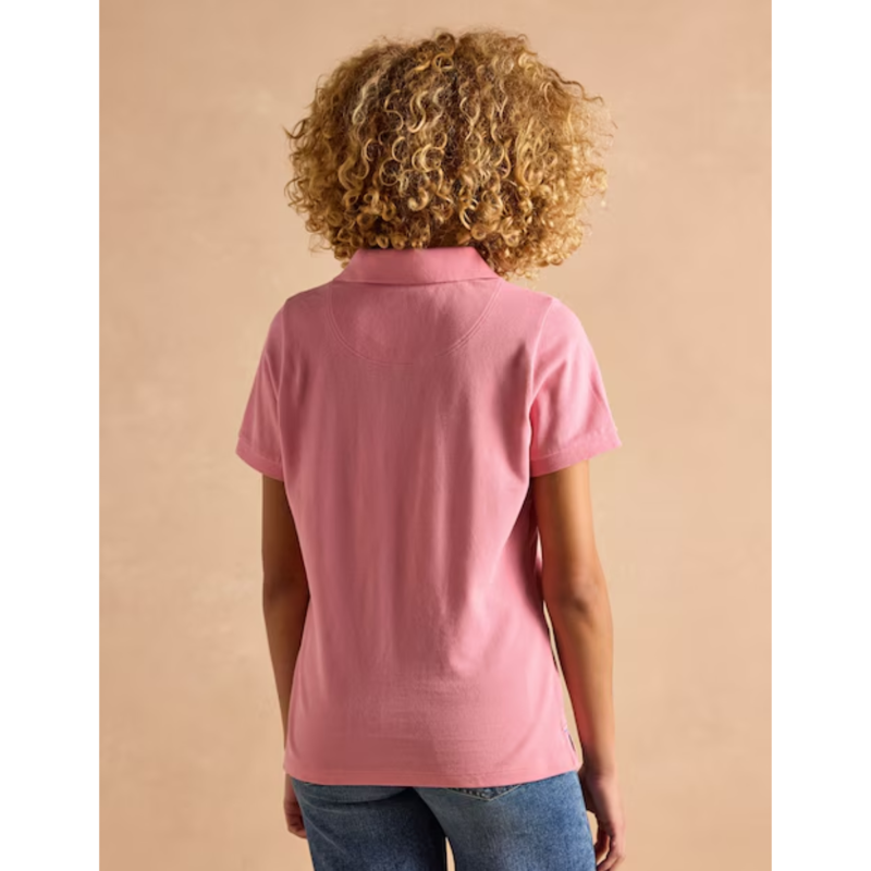 Joules Ladies Woody Polo Shirt - Pink-2