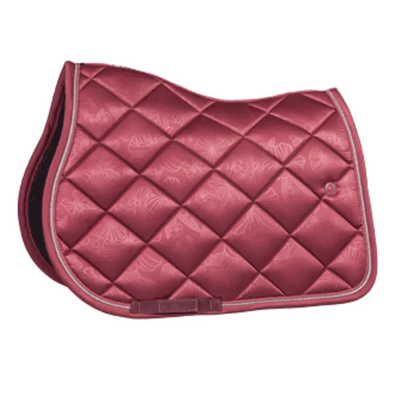 Lami-Cell Floral GP Saddlepad - Old Pink - Full