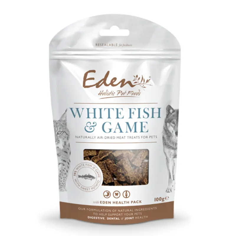 Eden White Fish And Game Treats - 100g