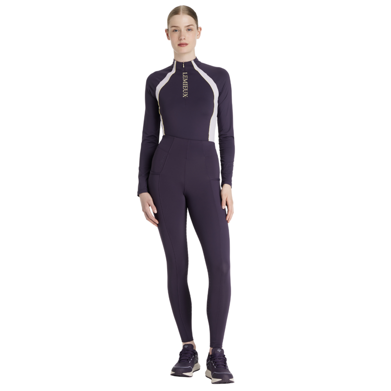 LeMieux Naomi Pull On Breeches - Juniper-3