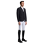 Cavalleria Toscana Men's Lightweight Jersey Zip Competition Jacket - Charcoal