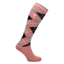 HV Polo Ladies Argyle Socks - Dusty Rose Navy