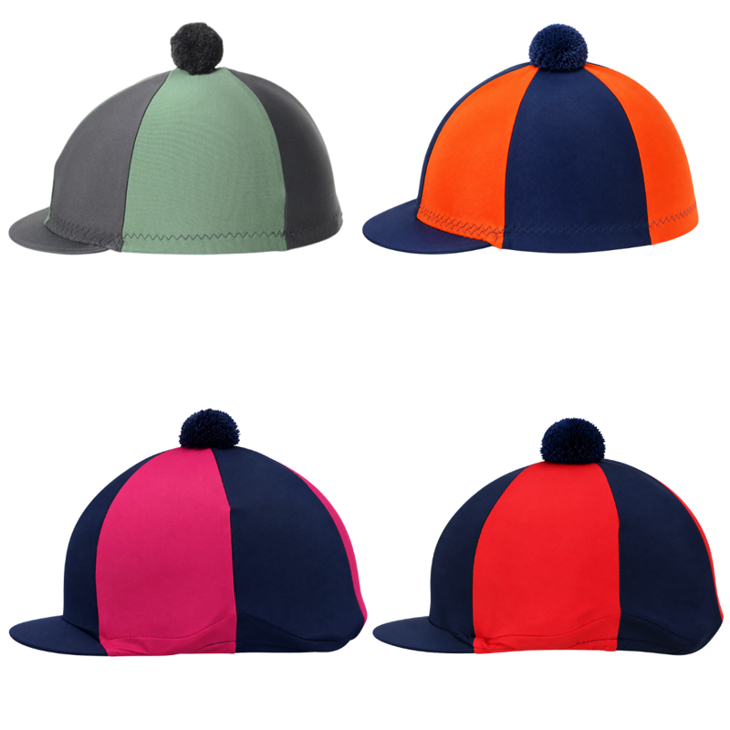 Hy Equestrian Two Tone Lycra Silk with Bobble