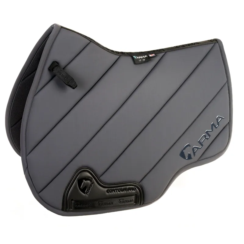 Shires Arma Eltar Euro Cut Saddlecloth - Grey