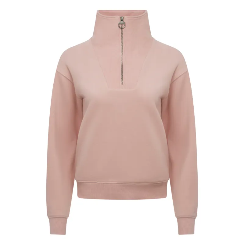LeMieux Ladies Keira Quarter Neck Sweat - Blossom-3