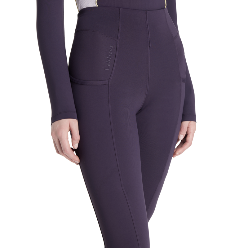 LeMieux Naomi Pull On Breeches - Juniper-2