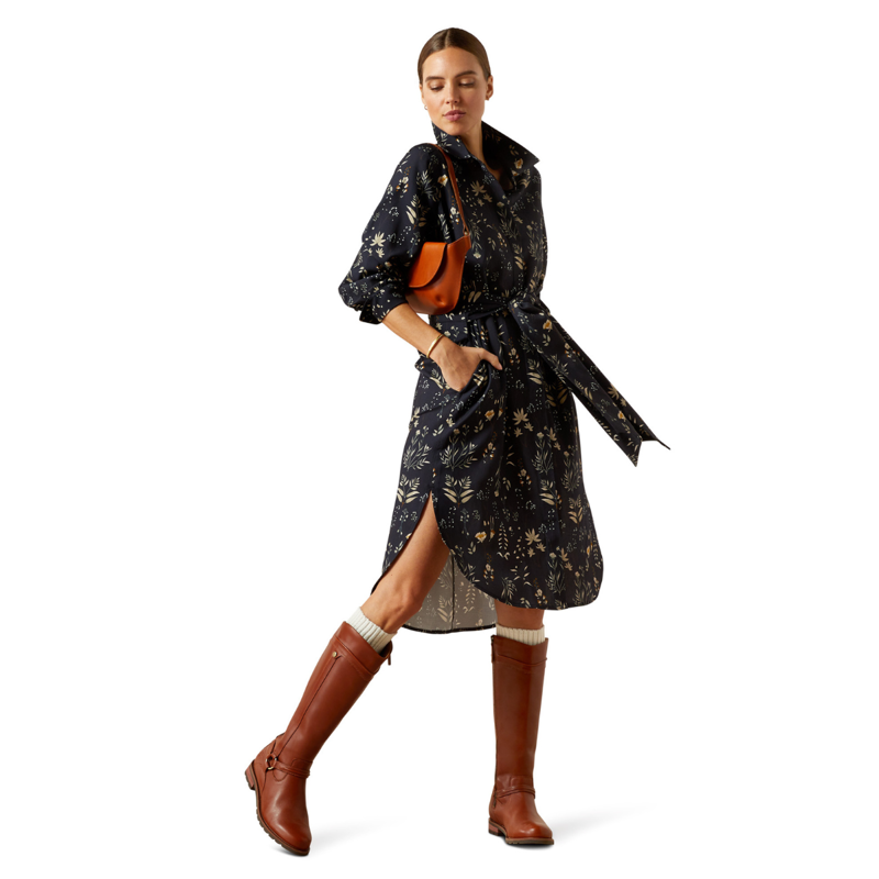 Ariat Women's Culham Dress - Navy Floral Print-4