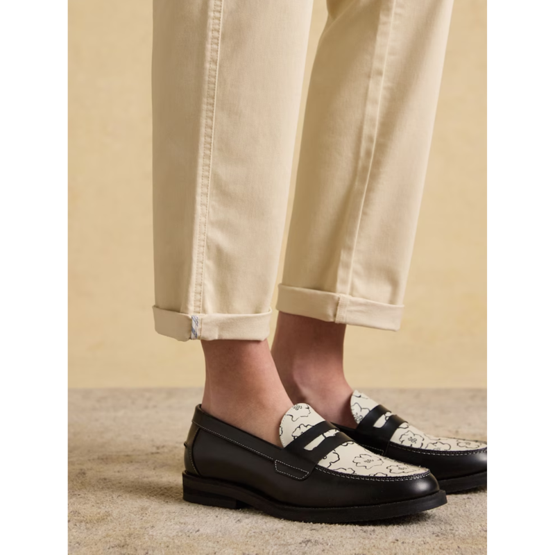 Joules Ladies Straight Leg Chino Trousers - Sand-4