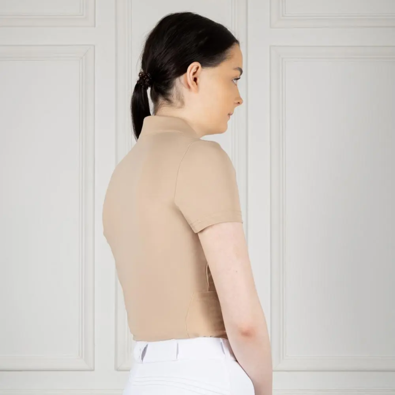 Coldstream Coldingham Short Sleeve Base Layer - Warm Taupe-1