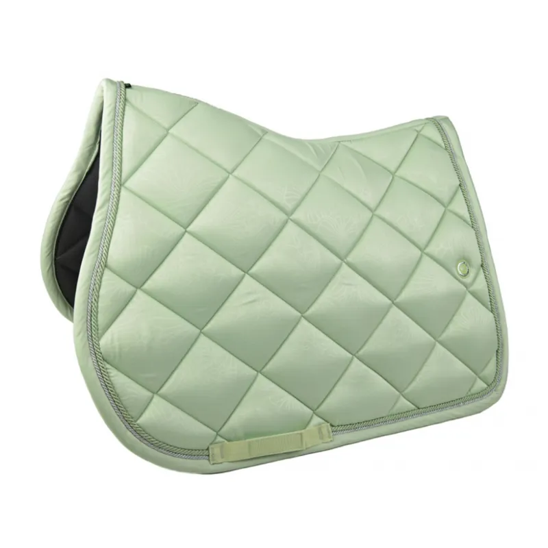 Lami-Cell Floral GP Saddlepad - Mint Green - Full