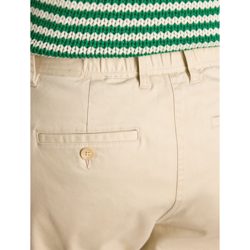 Joules Ladies Straight Leg Chino Trousers - Sand-7