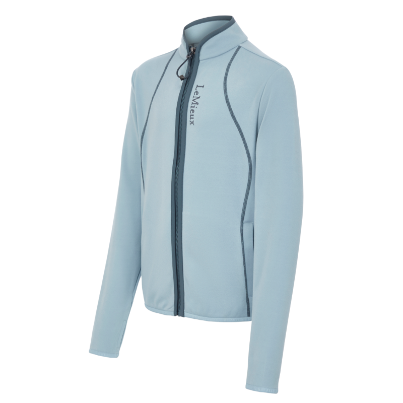 LeMieux Young Rider Felicity Fleece Zip Through - Glacier-2