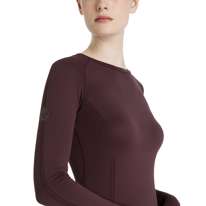 LeMieux Britney Seamless Long Sleeve Top - Damson-3