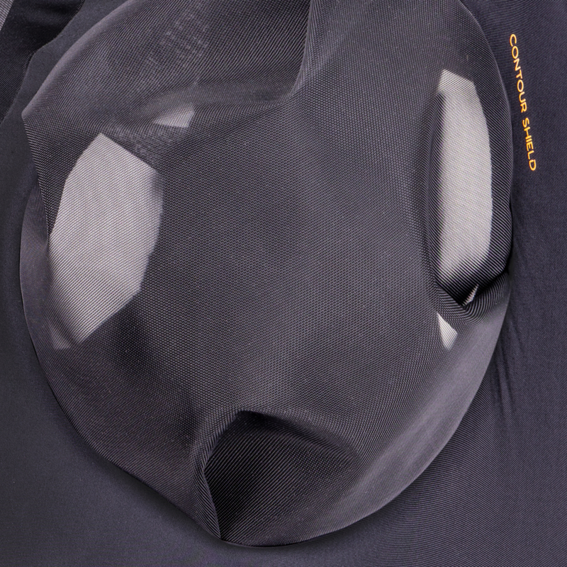 Shires FlyGuard Pro Stretch Fly Mask with Ears and Nose Fringe - Jet-3