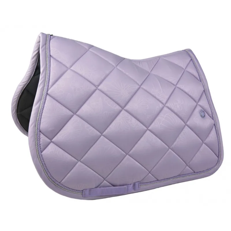Lami-Cell Floral GP Saddlepad - Lavender - Full