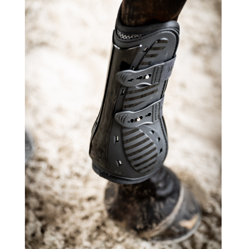 Horseware Pro Bamboo Tendon Boots - Black/Black-2