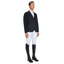 Cavalleria Toscana Men's Lightweight Jersey Zip Competition Jacket - Black