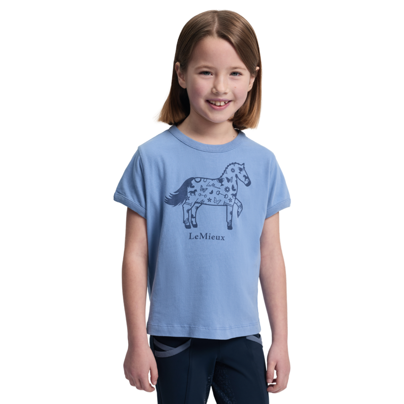 LeMieux Mini Alex T-Shirt - Powder Blue-1