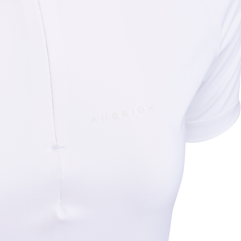 Aubrion Young Rider Optima GX Show Shirt - White-3