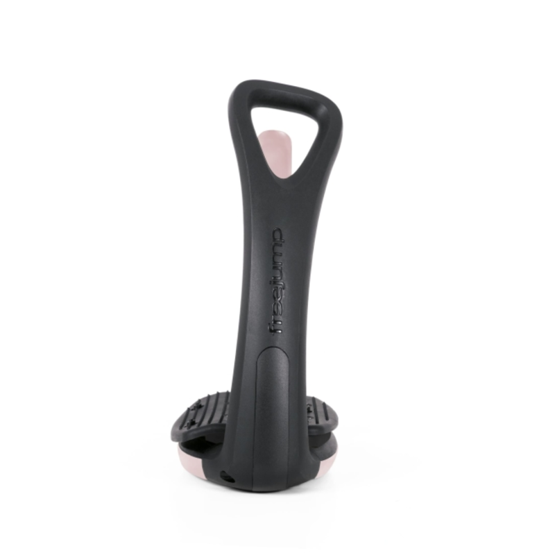Freejump Soft'Up Pro 2 Stirrups - Black/Powder Pink-3