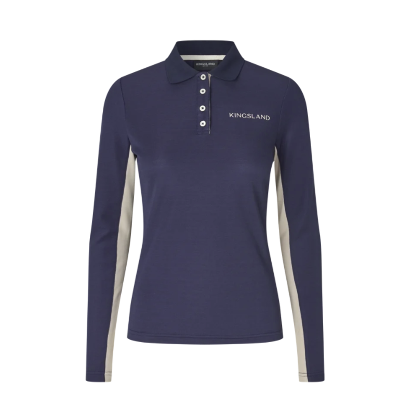 Kingsland KLAmy Ladies LS Polo Shirt - Evening Blue