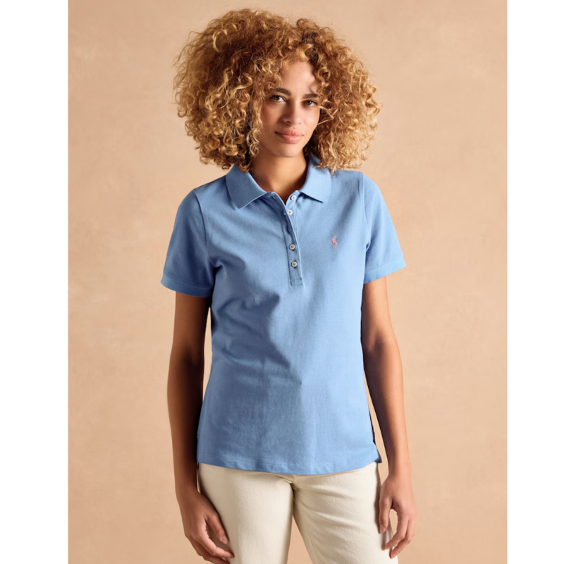 Joules Ladies Woody Polo Shirt - Blue-1