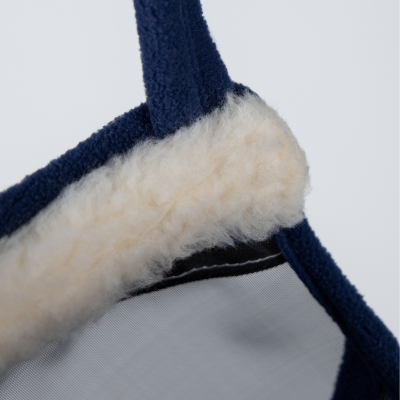 Shires FlyGuard Pro Fine Mesh Earless Fly Mask - Navy-2