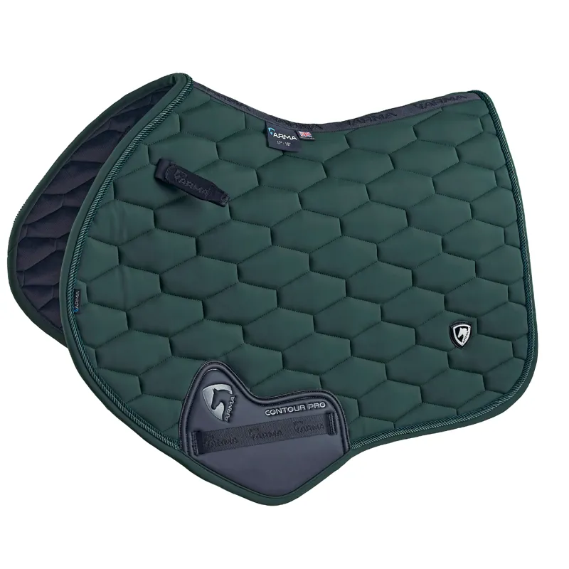 Shires Arma Eltar Jump Saddlecloth - Green