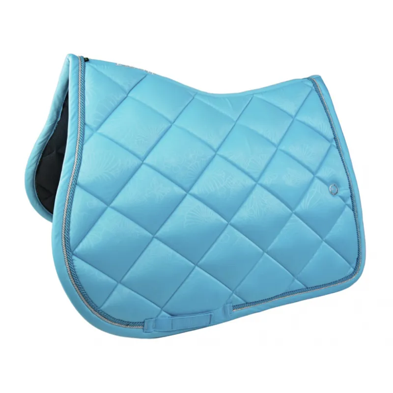 Lami-Cell Floral GP Saddlepad - Vivid Blue - Full