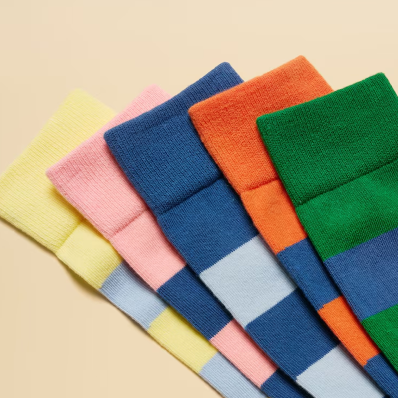 Joules Men's Kingsbury 5 Pack Socks - Multi Bright-2