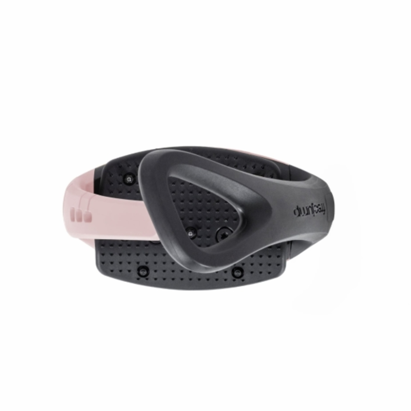 Freejump Soft'Up Pro 2 Stirrups - Black/Powder Pink-4