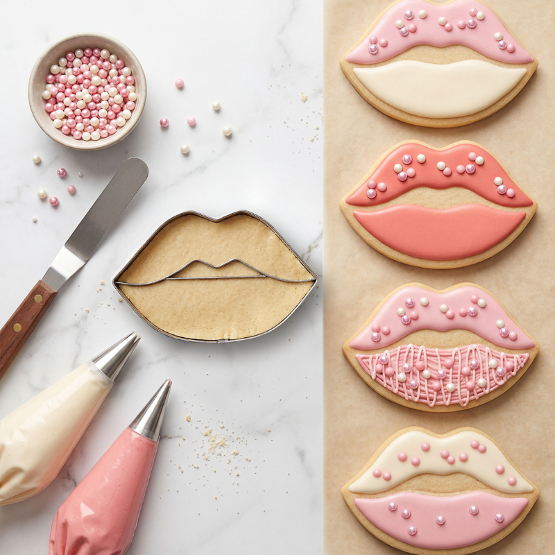 TOPModel Lipstick and Lip Cookie Cutters-3