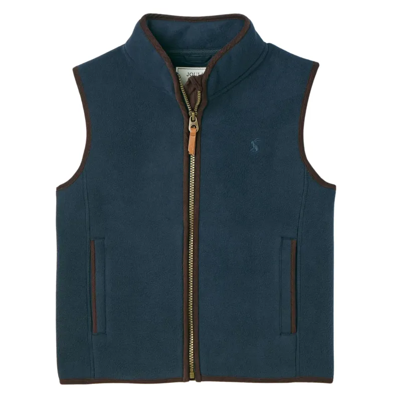 Joules Boys' Coxton Fleece Gilet - Navy