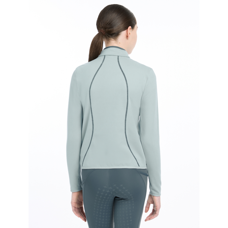 LeMieux Young Rider Felicity Fleece Zip Through - Glacier-4