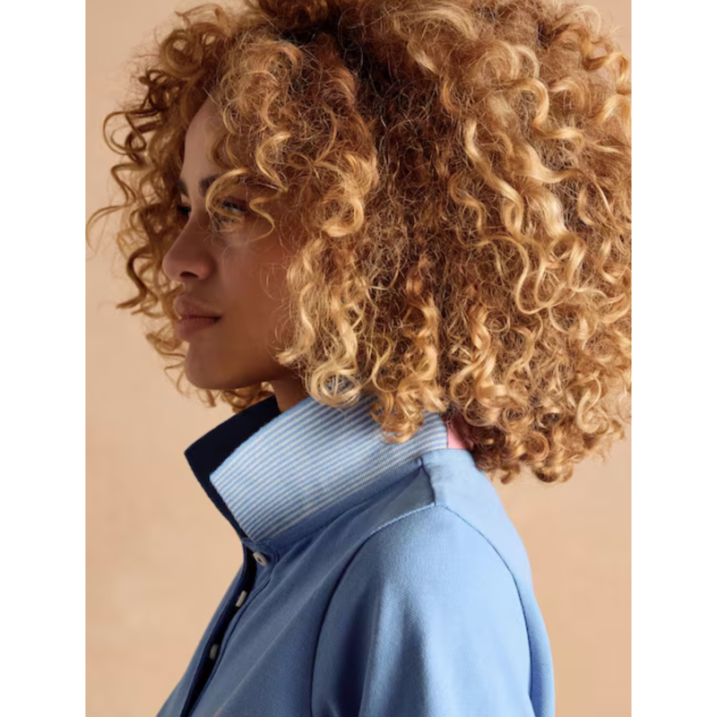 Joules Ladies Woody Polo Shirt - Blue-3