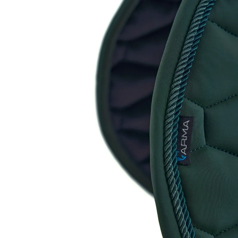 Shires Arma Eltar Jump Saddlecloth - Green-3