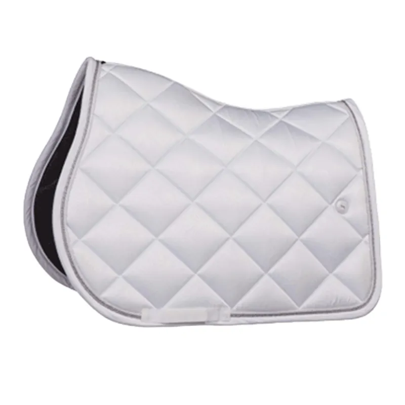 Lami-Cell Floral GP Saddlepad - White - Full