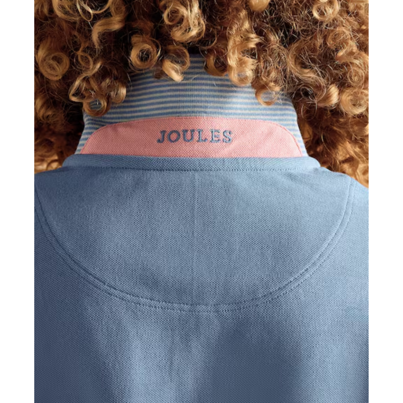 Joules Ladies Woody Polo Shirt - Blue-4