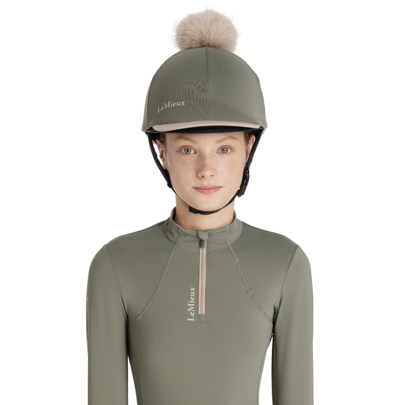 LeMieux Classique Pom Hat Silk - Rosemary