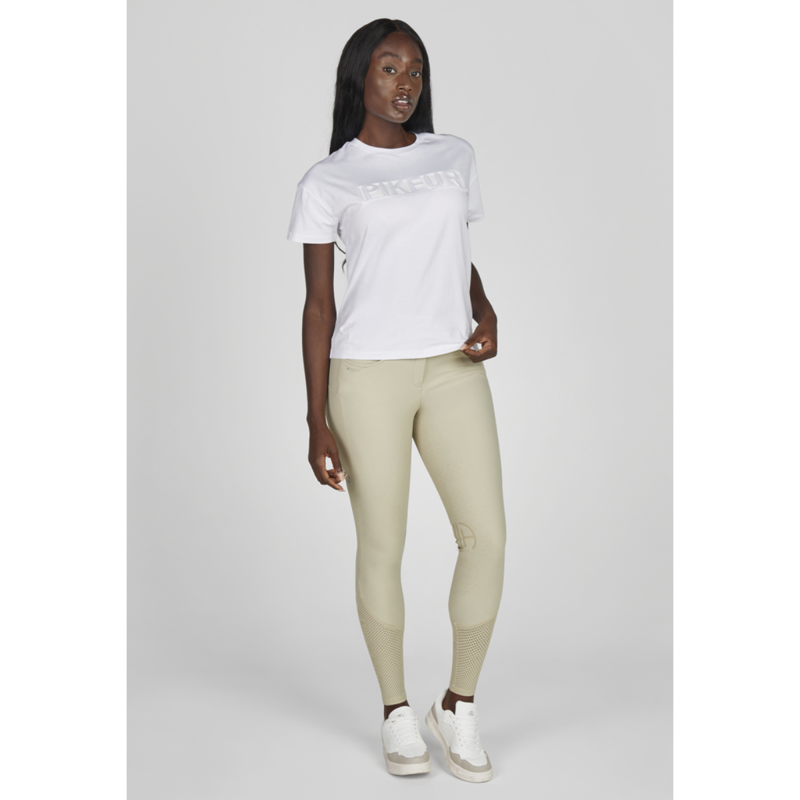 Pikeur Ladies Oversized T-Shirt - White-4